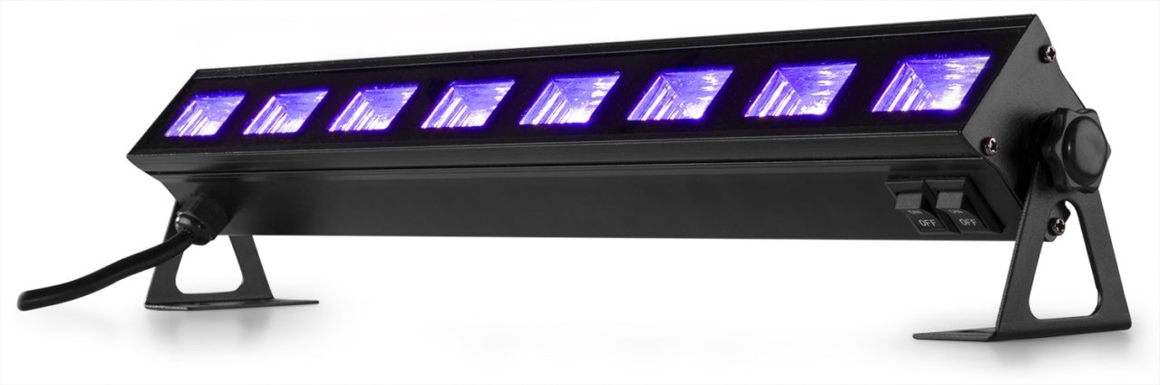 BUVW83 BAR 8x 3W UV/White 2-in-1 LED - beamZ