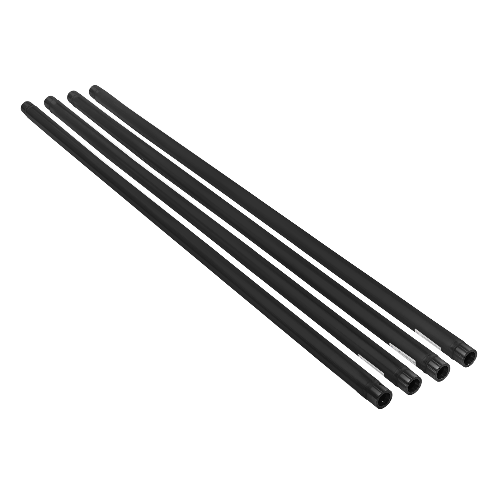 P31 Single Aluminium Tube 2,0m Black - beamZ